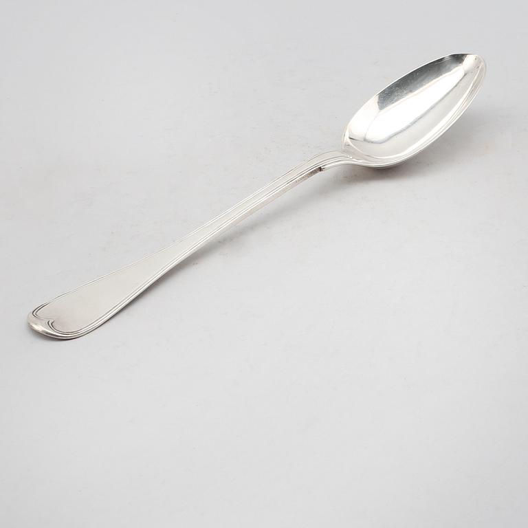 RAGUSKED, silver, Jacob Engelberth Torsk, Stockholm 1870. Vikt ca 155 gram.