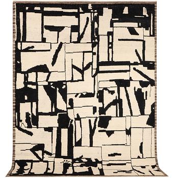 A modern design Moroccan carpet, a. 292 x 216 cm.