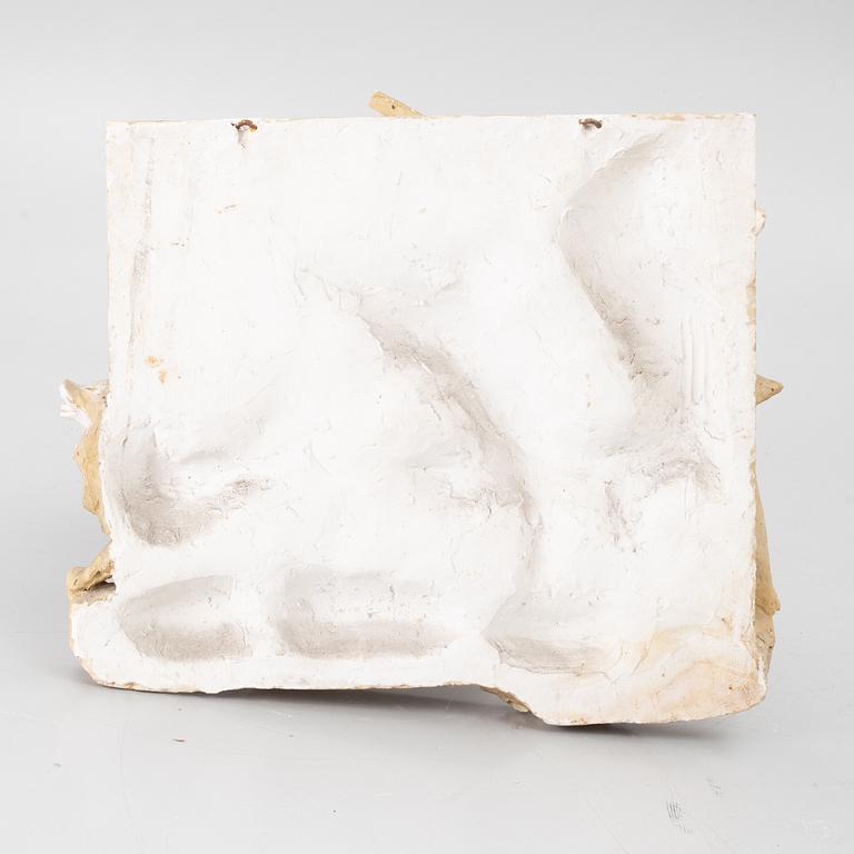 Stig Blomberg, relief, gipsförlaga till M/S Stockholm (1941).