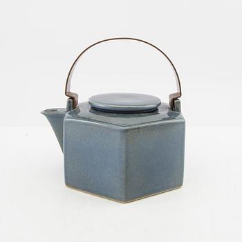 Signe Persson-Melin, teapot "Six-sided", Rörstrand glazed stoneware.