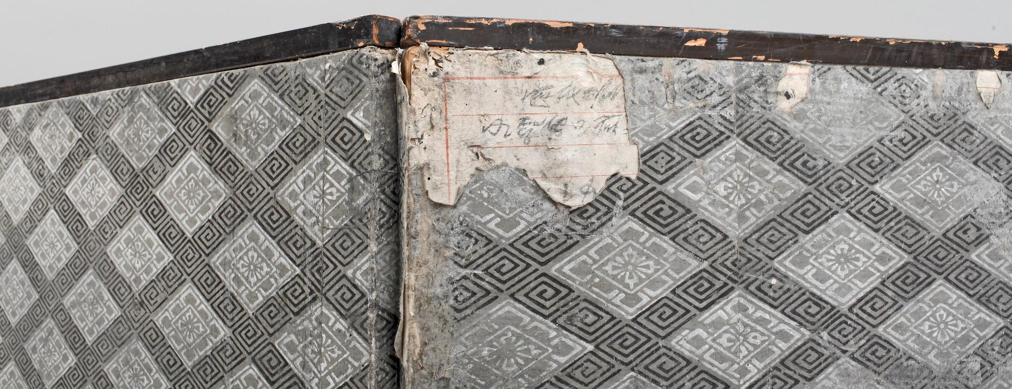 VIKSKÄRM, Japan, omkr 1900.