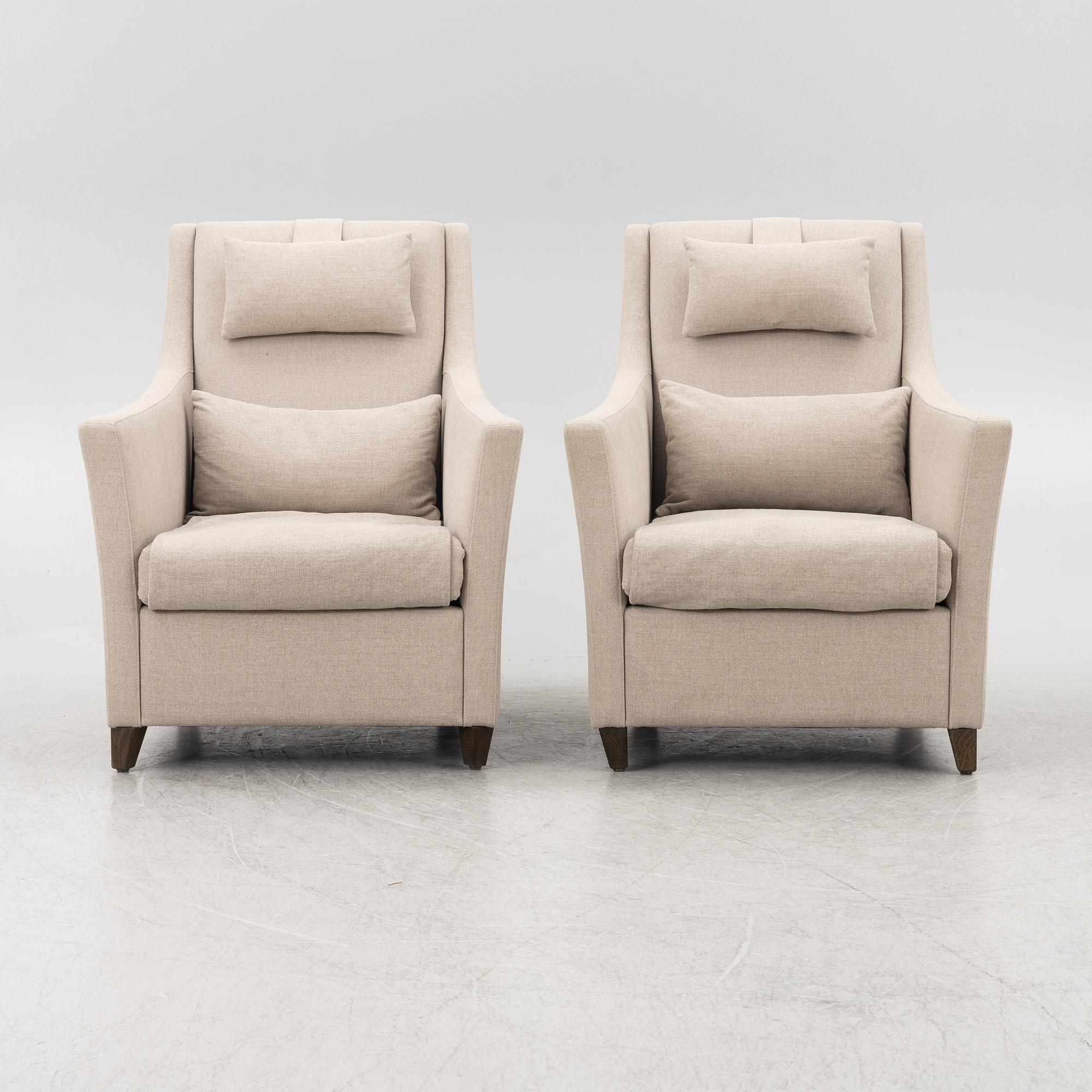 Fåtöljer, ett par, "Lean", Slettvoll, 2000-tal.