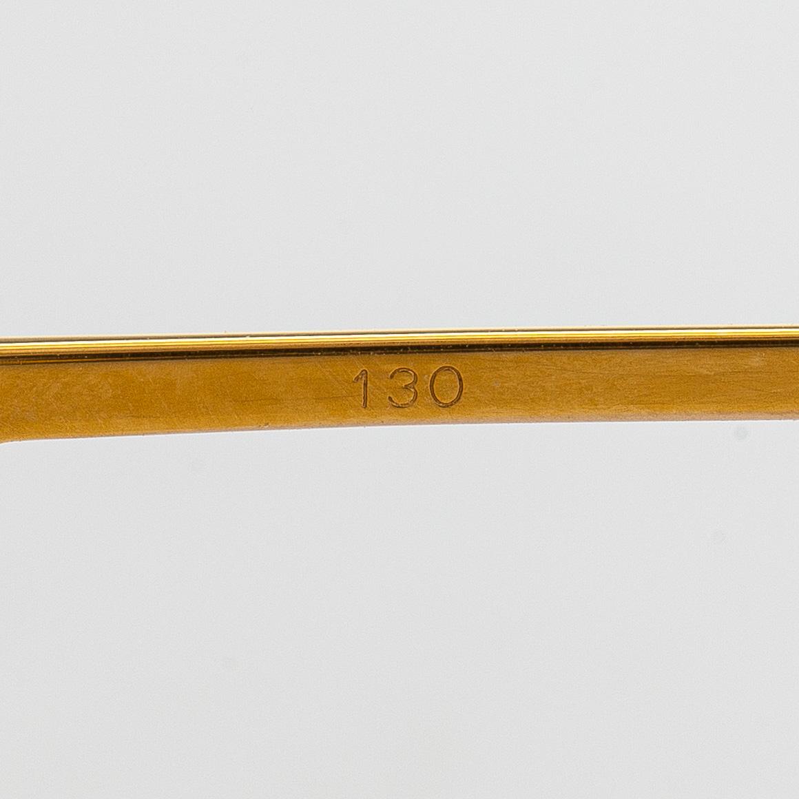 Cartier, 1980s 'Vendôme Louis' sunglasses.