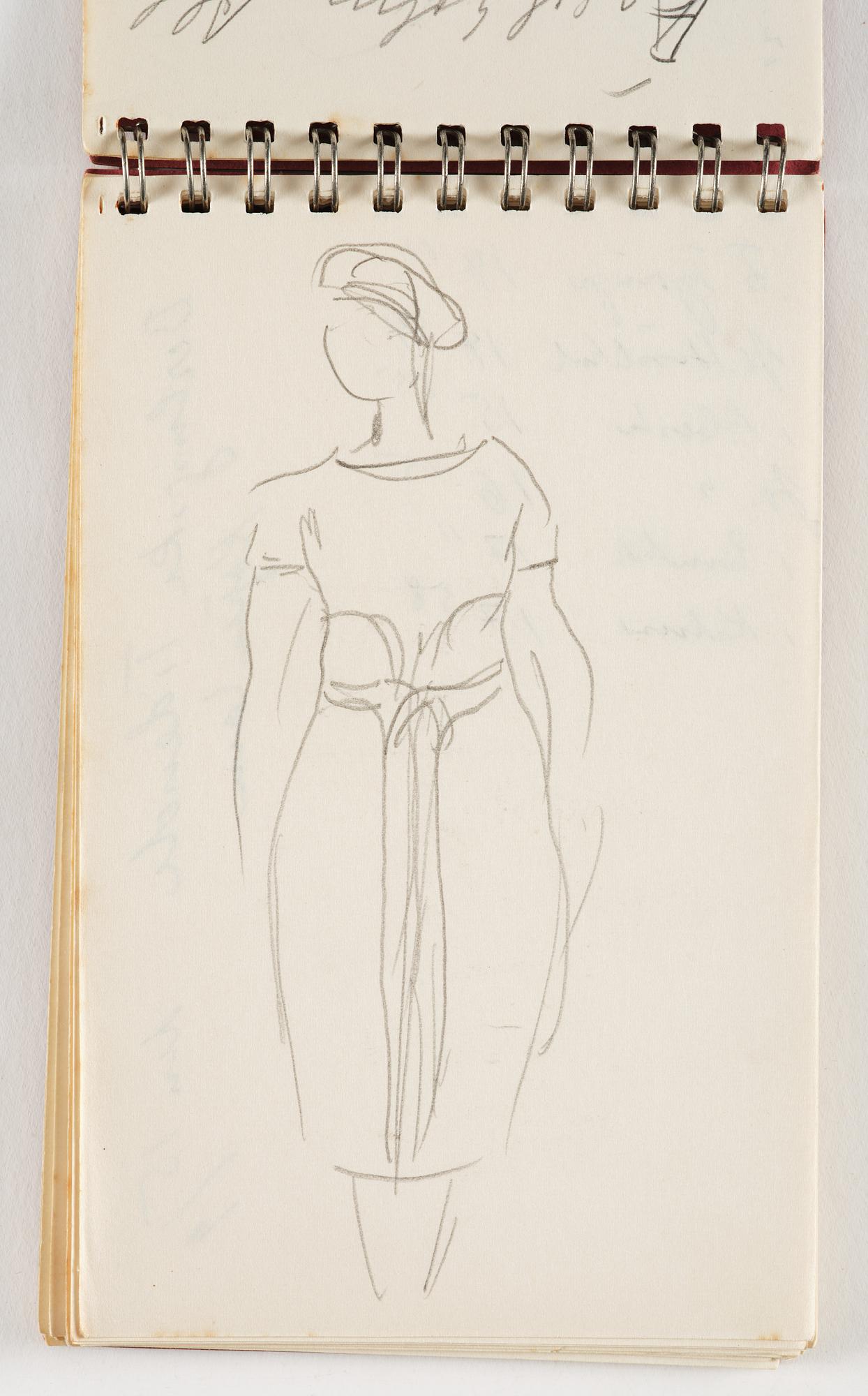 Lotte Laserstein, 10 små skissblock med teckningar.