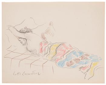 795. Lotte Laserstein, Resting woman.