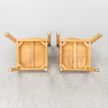 Axel Larsson, chairs, 8 pcs, Balzar Beskow, mid-20th century.