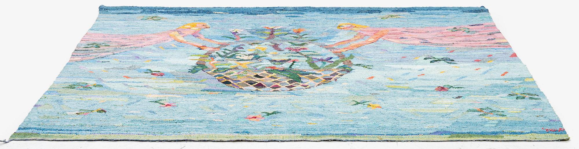 Marja Gräset Andersson, a tapestry, flat weave, c. 143 x 176 cm, signed Gräset.