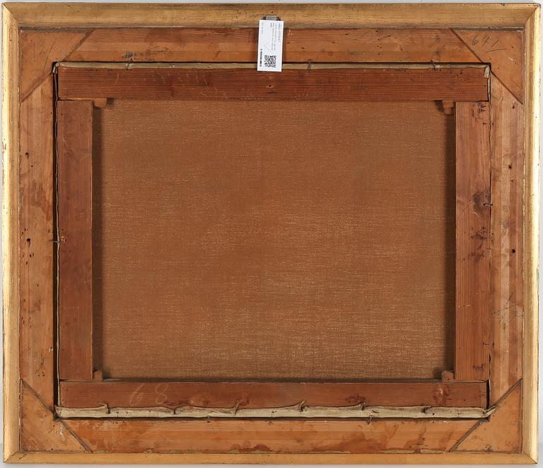 LOUIS DOUZETTE, olja på duk, signerad och daterad 1885.