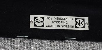 KERSTIN HÖRLIN-HOLMQUIST, canapé, "Lustgården" ur serien "Paradiset" för Nordiska Kompaniets Triva-serie, 1950-60-tal.