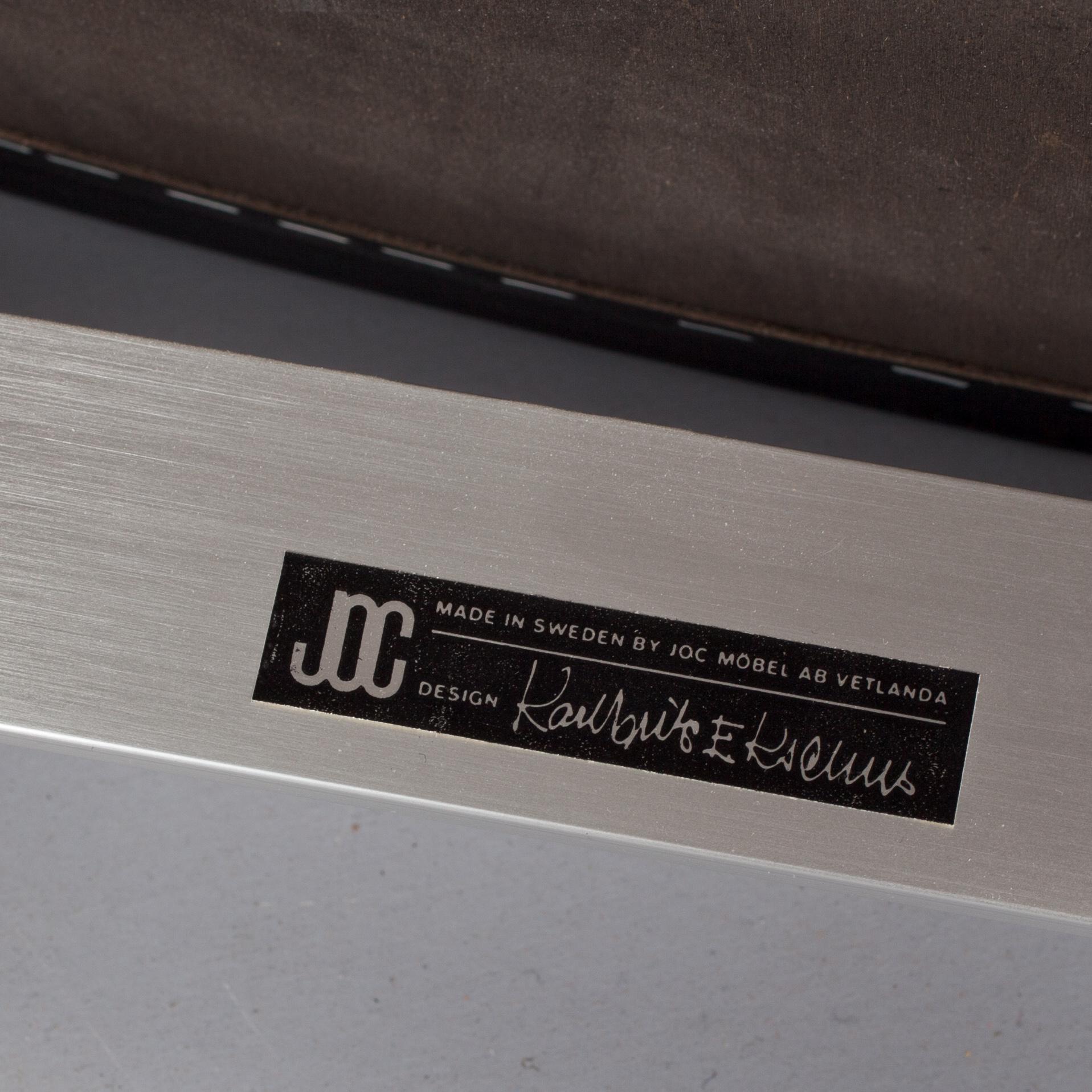 FÅTÖLJER, ett par, "Mondo", Karl-Erik Ekselius för JOC Möbler, 1900-talets andra hälft.