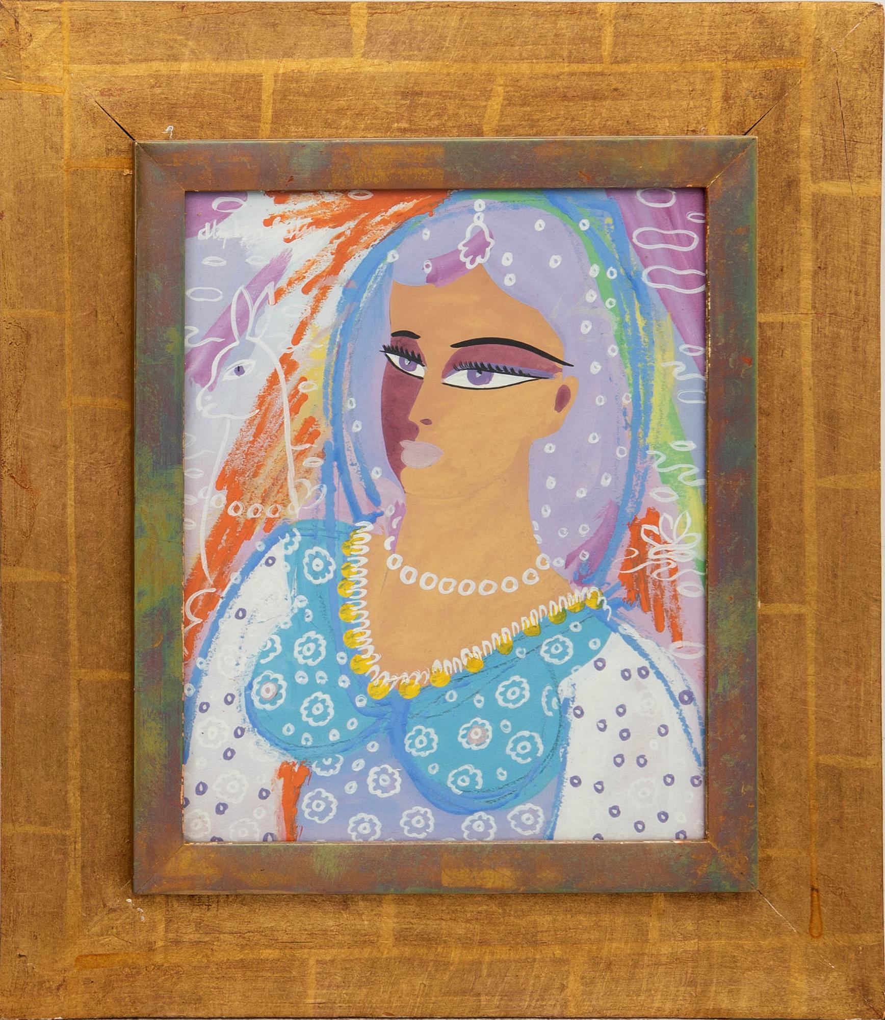 Aly Ben Salem, Woman in a floral dress.