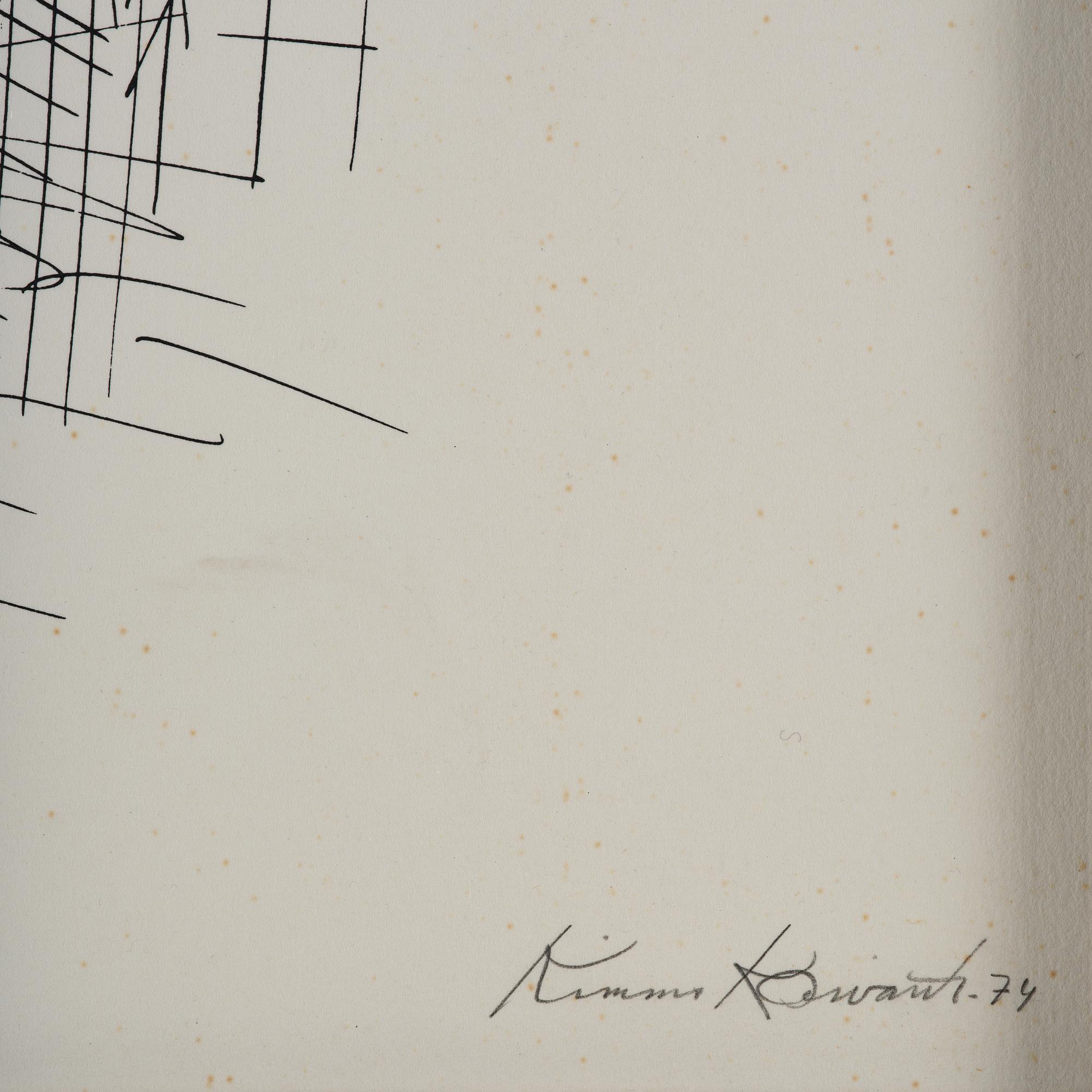 Kimmo Kaivanto, "Four inch thoughts" from: "Hommage aux Prix Nobel" (The Nobel Prize portfolio).