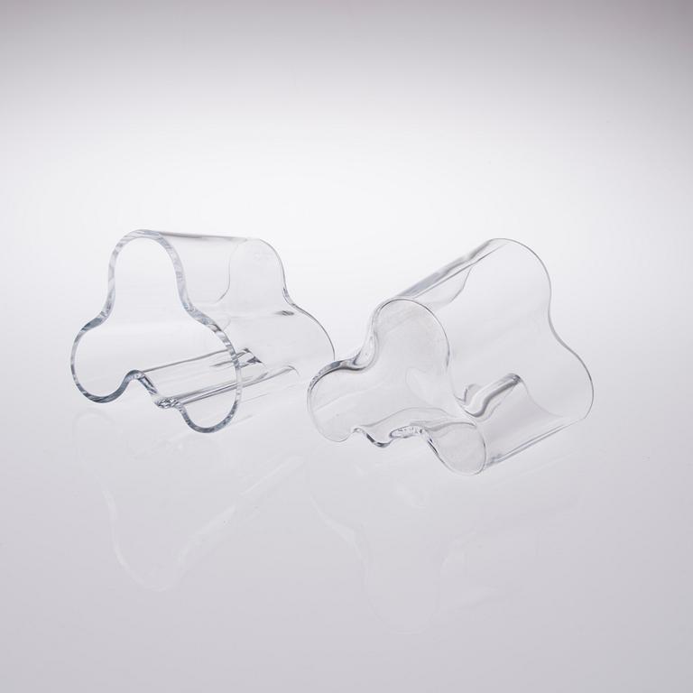 ALVAR AALTO, "Savoy" VASER, 5 st, glas, Iittala.