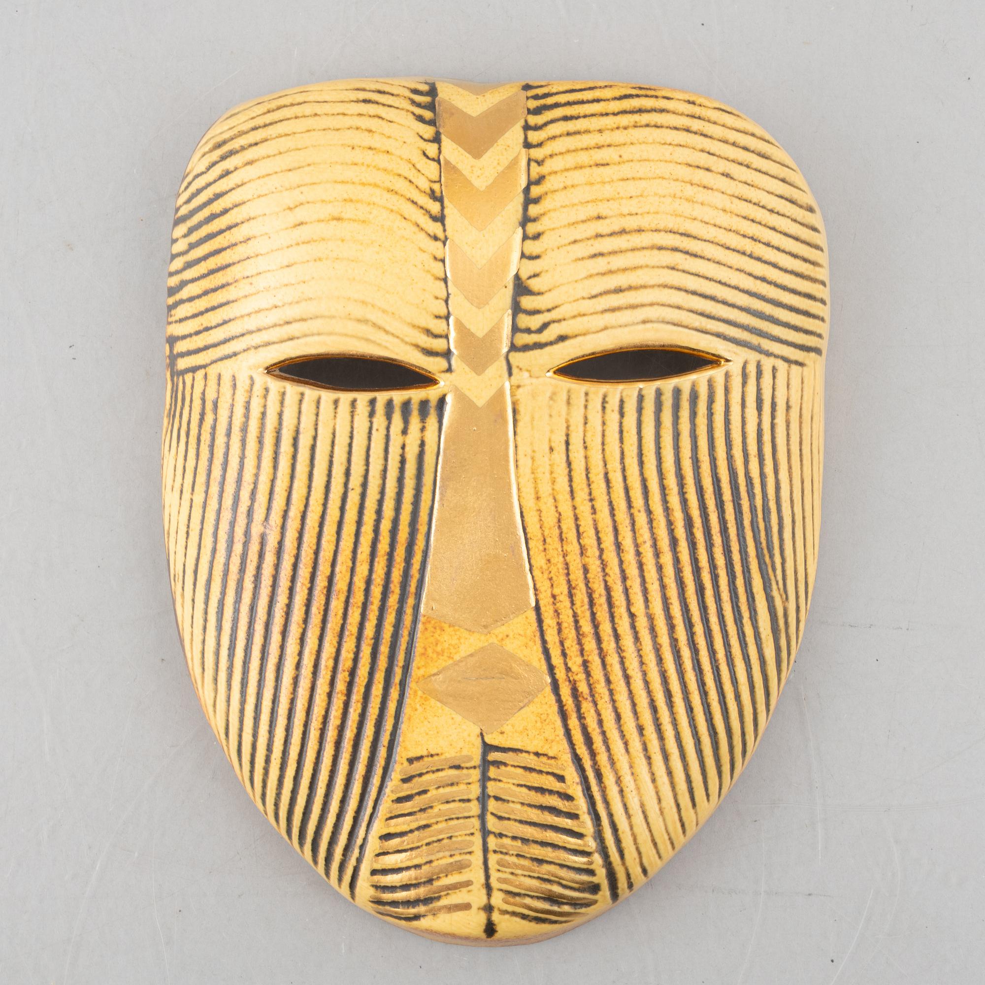 Lisa Larson, mask, stengods, K-Studion, Gustavsberg.