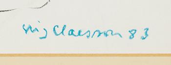Stig Claesson, pastel, signed and dated -83.