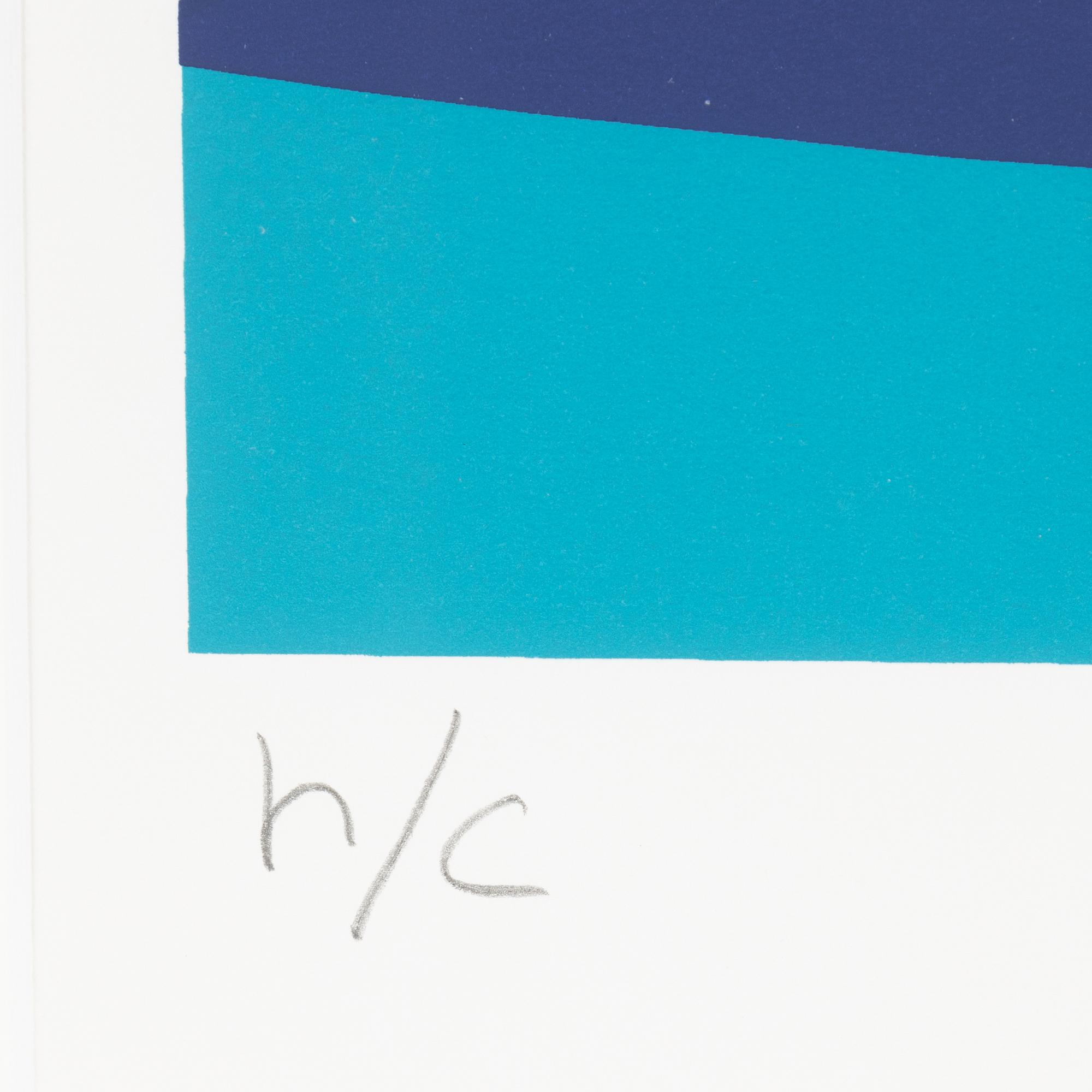 Franco Costa, silkscreen in colours, signed HC.