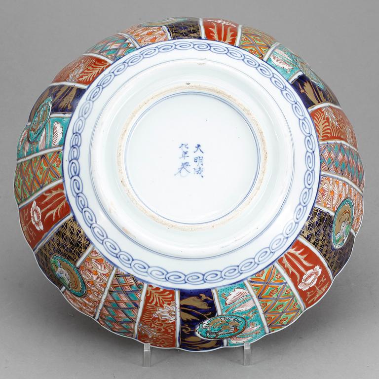 SKÅL, porslin, Imari, Japan, 1800-tal.