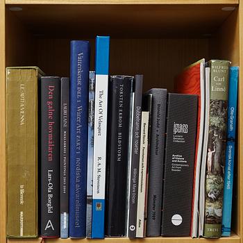 Björn Springfeldt's art library.