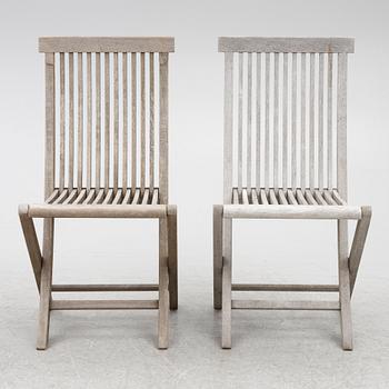A Gunilla Norin garden set, 'Viken' by Berga Form, Sweden, 1990's/early 2000's.