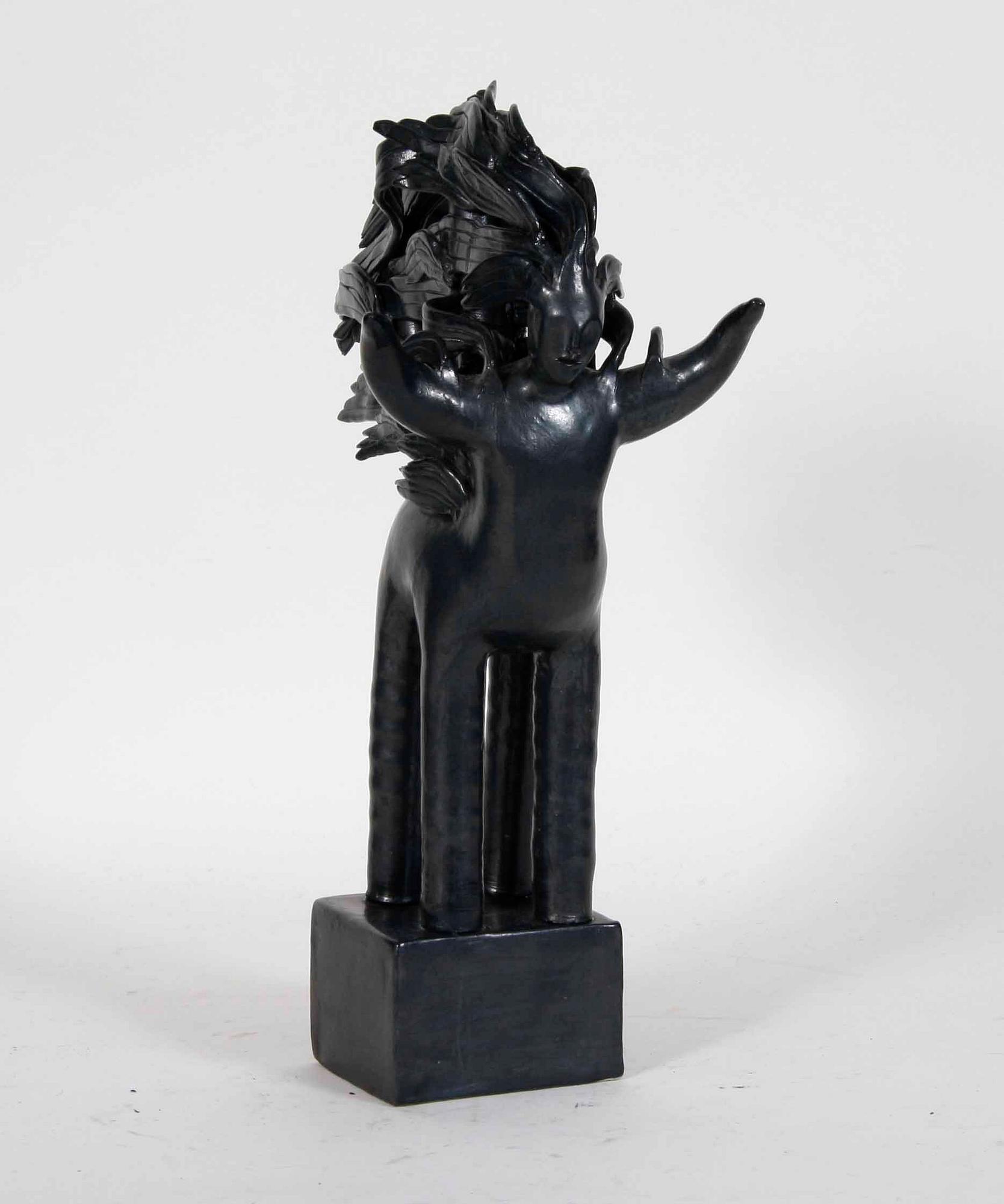 FOGELIN, HERMAN, skulptur, gjutmassa, sign.