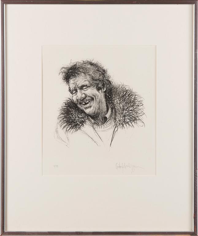 FRITZ JAKOBSSON, Lithograph, signed and numbered 8/99.