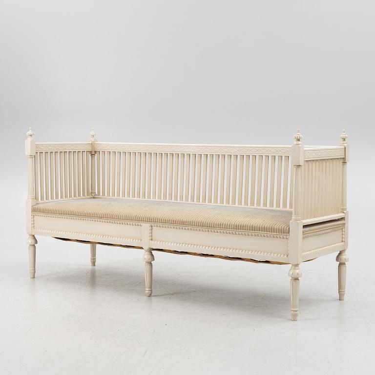 Soffa, 1800-talets senare del. Gustaviansk stil.