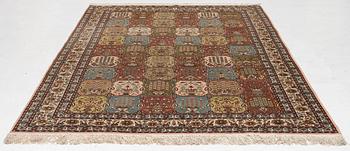 Matta Old silke Kayseri, Västra Anatolien. ca 297 x 196 cm.