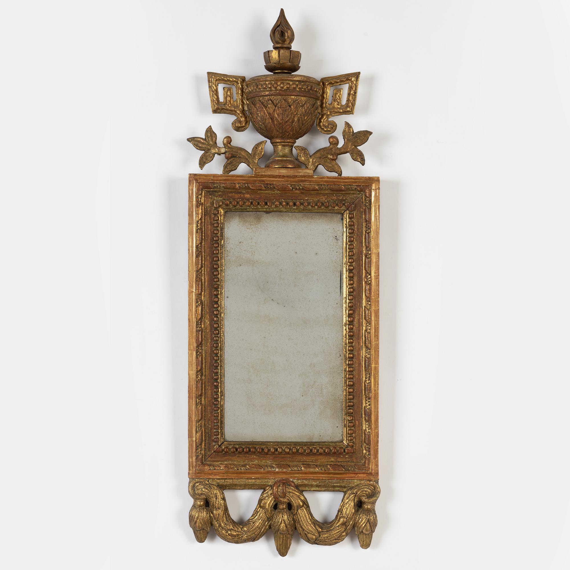 Spegel, gustaviansk, 1700-talets andra hälft.