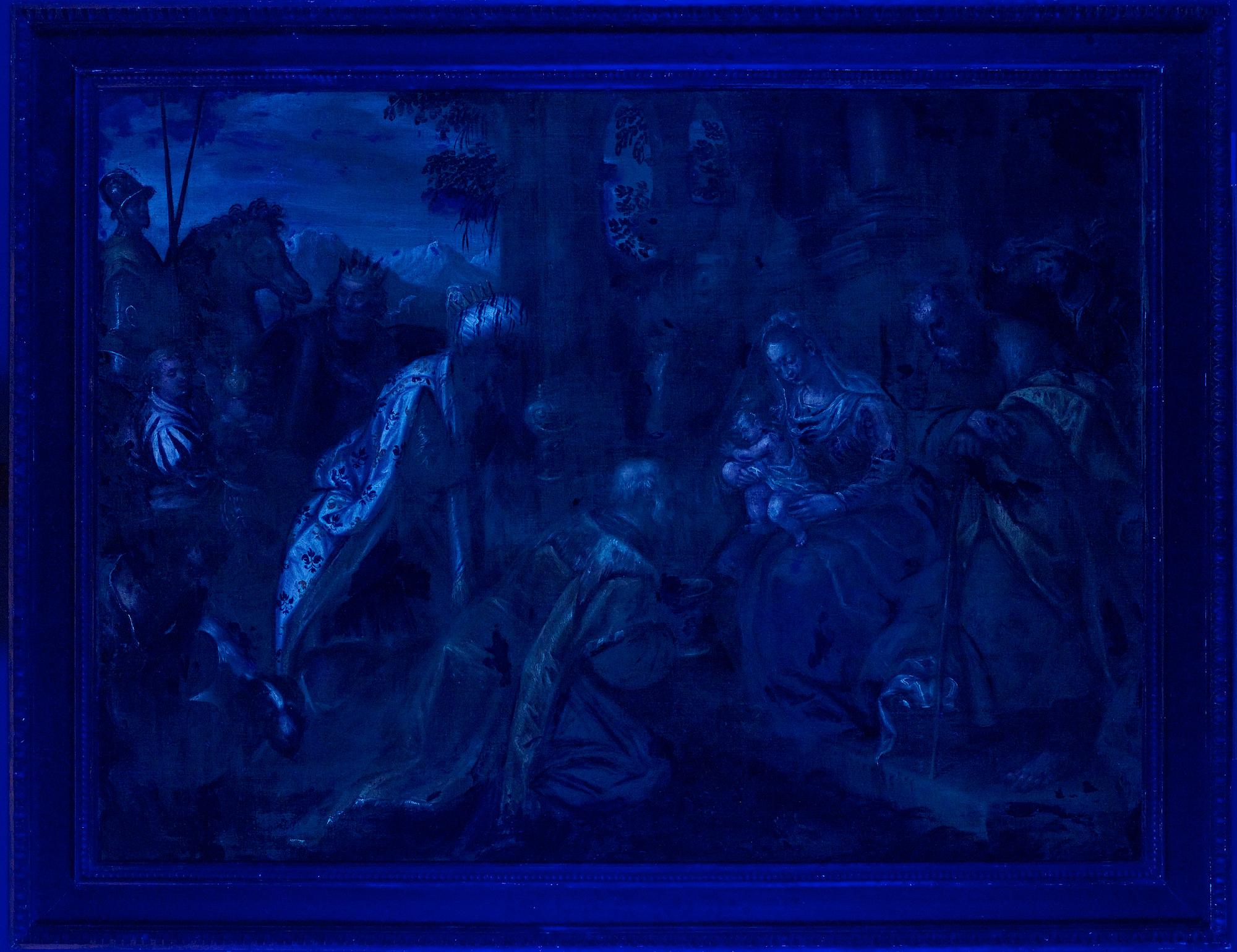 Jacobo Bassano Hans krets, Konungarnas tillbedjan.