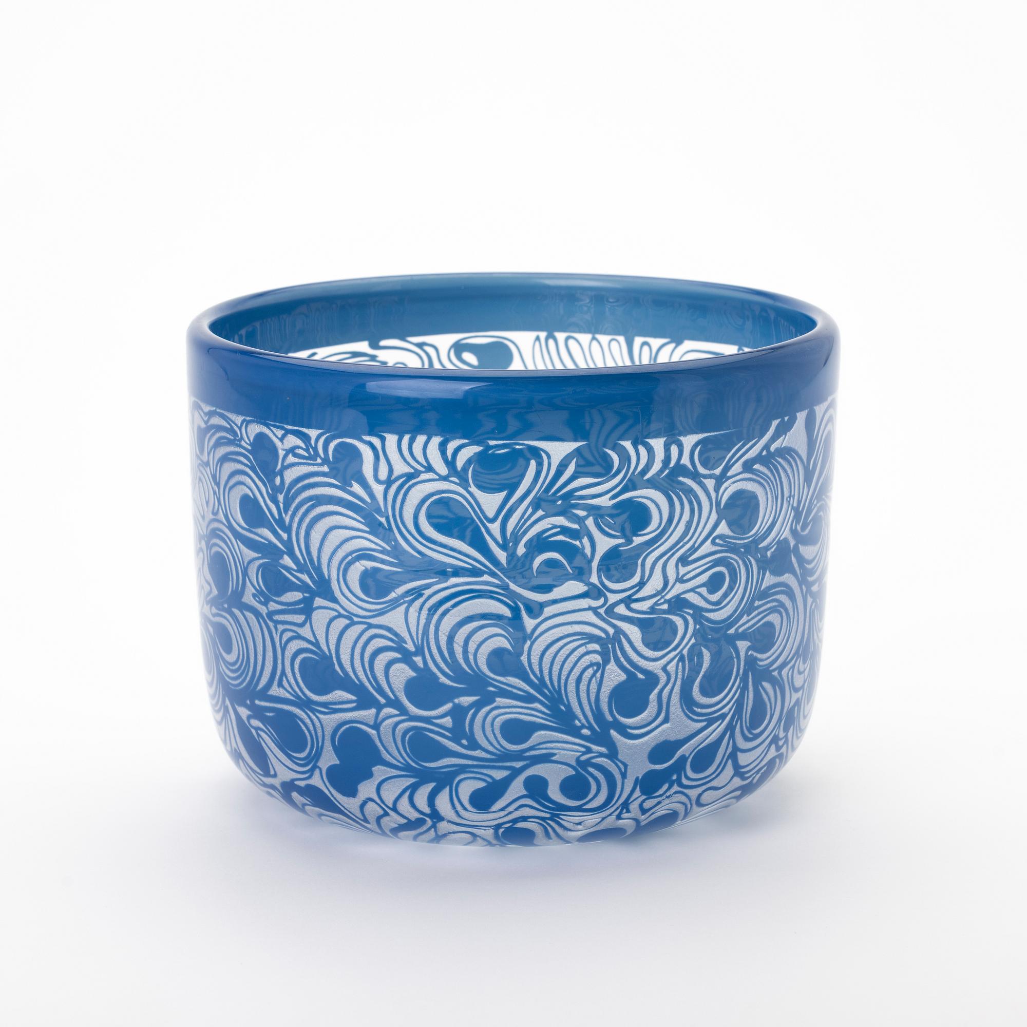 Bertil Vallien, Bowl, glass, Boda Åfors.