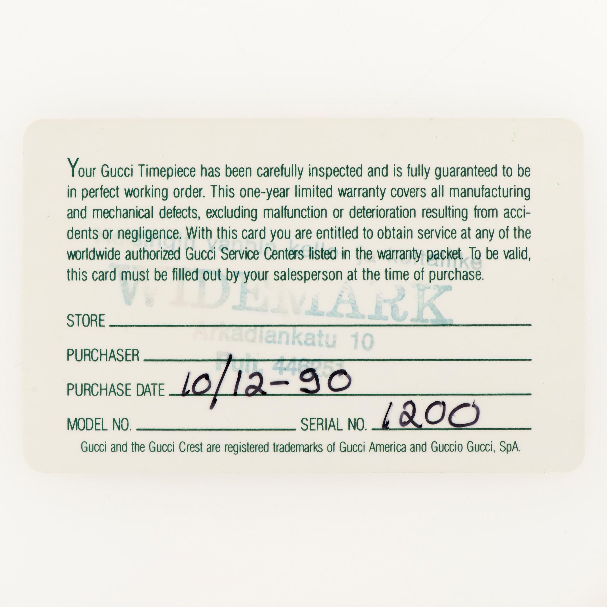 GUCCI, wristwatch, 25 mm.