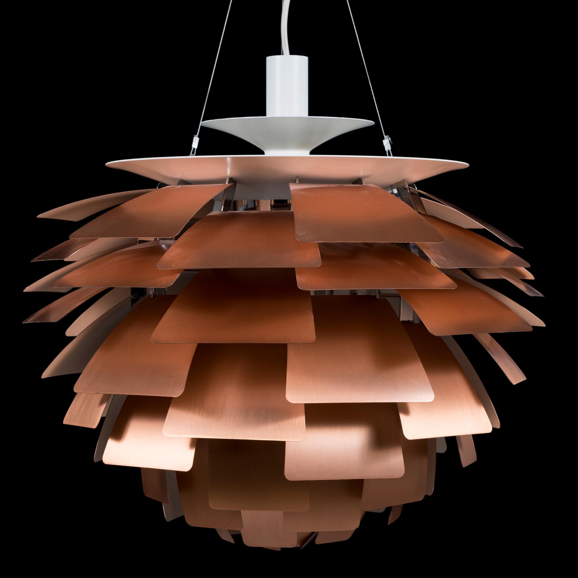 POUL HENNINGSEN, taklampa "PH-Kotte / PH Artichoke 60", för Louis Poulsen, Danmark, formgiven 1958.