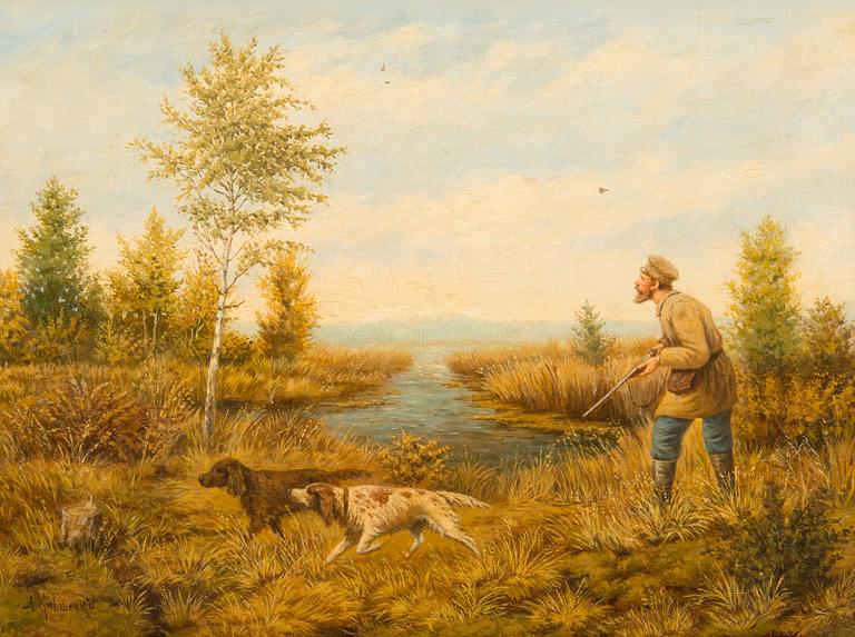 Aleksej Danilovich Kivsenko, HUNTING. КИВШЕНКО, АЛЕКСЕЙ ДАНИЛОВИЧ (1851-1895)
ОХОТА.