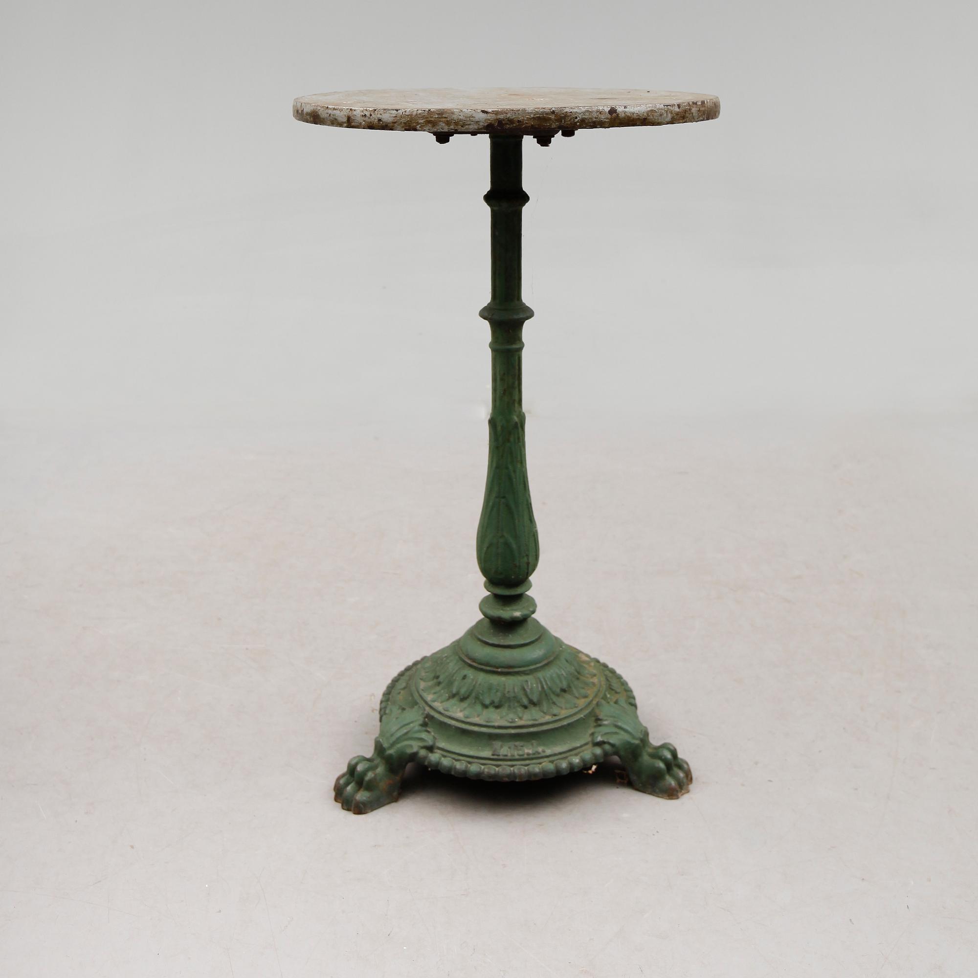 TRÄDGÅRDSBORD, J & C.G. Bolinder, No 15.A., Stockholm.