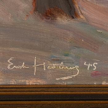ERIK HEDBERG, oil on canvas, signed and dated -45.