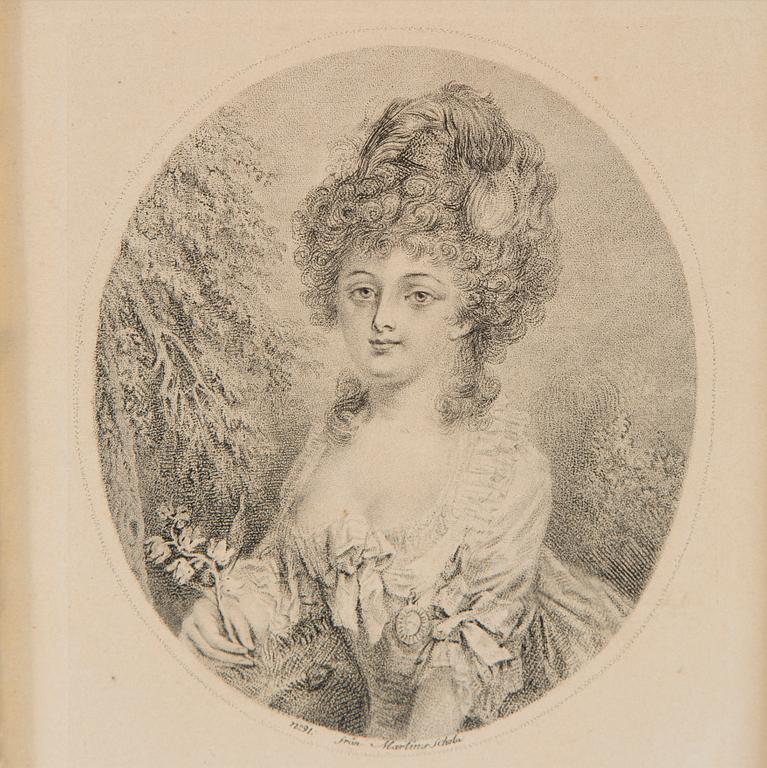 ELIAS MARTIN, efter, punktgravyr.