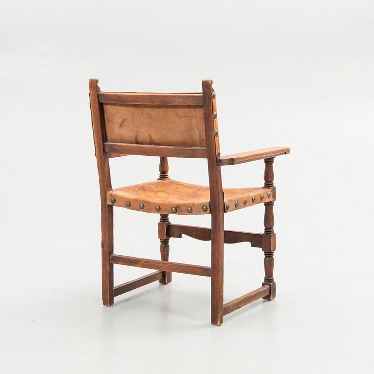 Armchair, Renaissance style, 20th century.