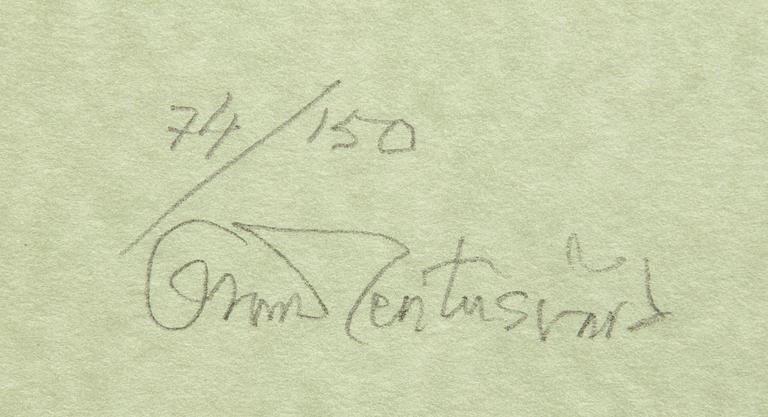 Oscar Reutersvärd,  litografier 8 st signerade och numrerade.