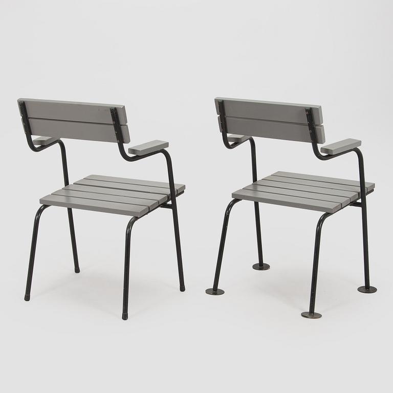 Einari Teräsvirta, probably, a 5-piece garden furniture set, mid-20th century.