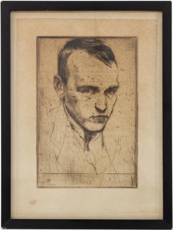 Axel Fridell, "Self-portrait III".