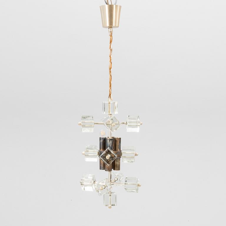 Ceiling lamp Malmö metalworks mid-20th century.
