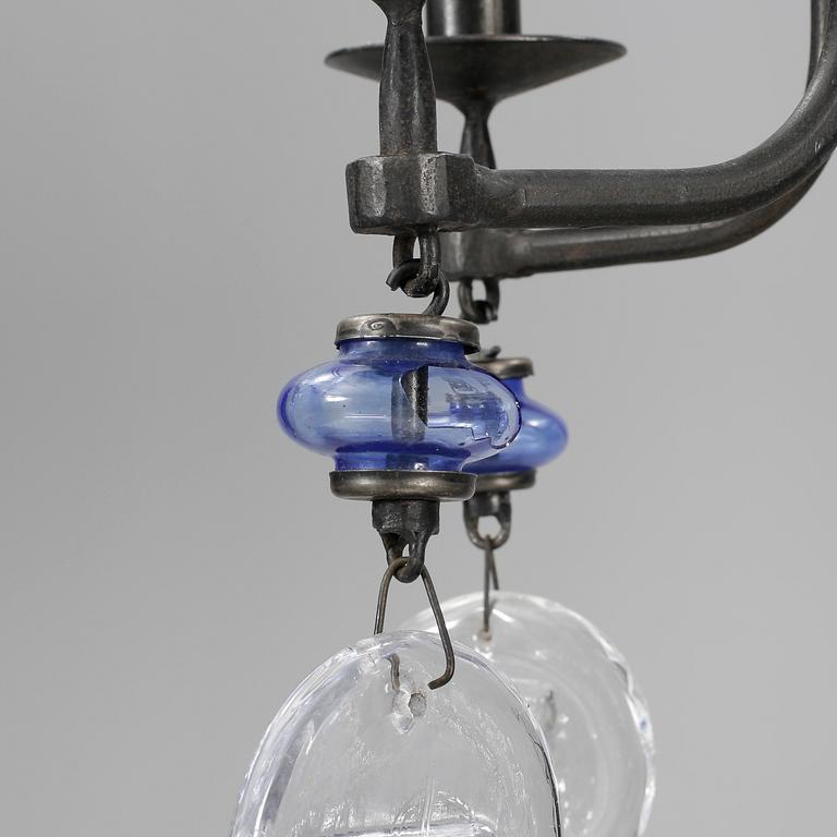 LJUSKRONA, Erik Höglund, 1900-talets andra hälft. Höjd ca 50 cm.