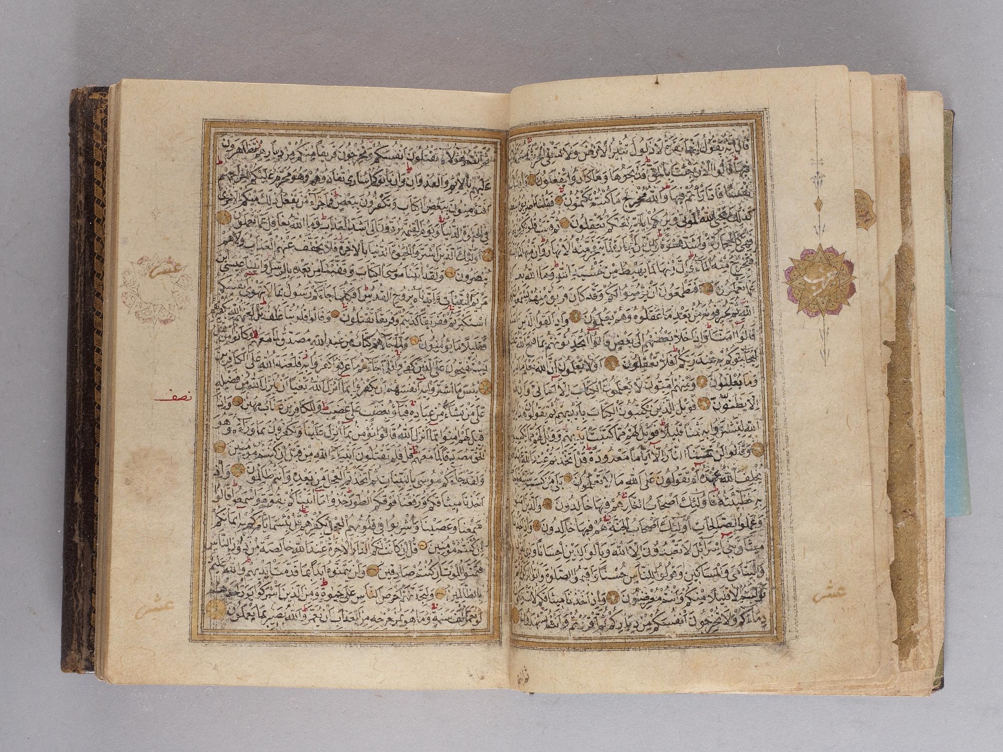 KORAN. Konstantinopel 1716. Höjd 15,5 x 11,5 cm.