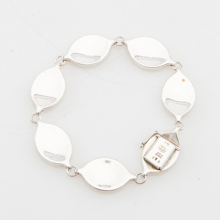 Georg Jensen, Bracelet model no. 171, sterling silver, Denmark.