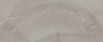 SKÅLAR, 2st, glas, Sofiero, Gunnar Cyrén, Orrefors, 1900-talets andra hälft.