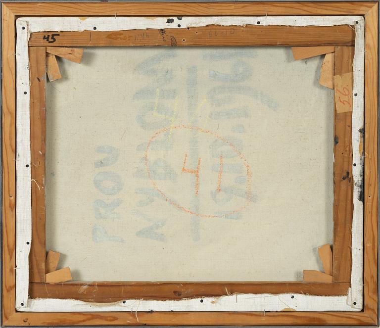 Roland Kempe, oil on canvas, signed.