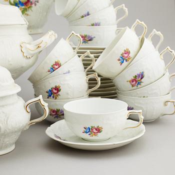 A Rosenthal 'Sanssouci' porcelain part coffee and dinner service, Germany, 20th century (76 pieces).