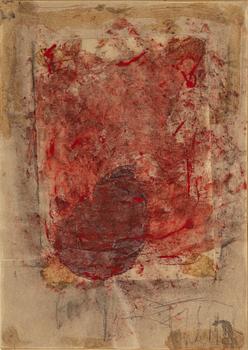EDDIE FIGGE, mixed media, signed and dated 1962.