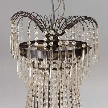 Chandelier, Empire style, second half of the 20th century.