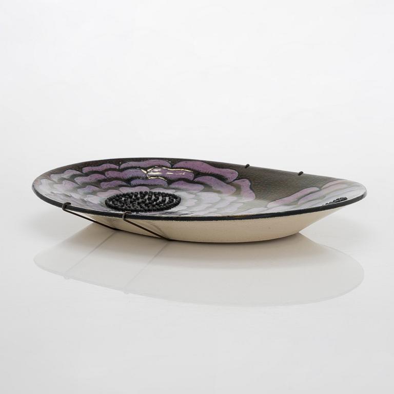 Birger Kaipiainen, dekorationsfat, keramik, signed Kaipiainen, Arabia.